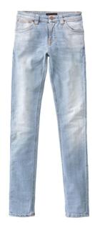 Nudie Jeans lichtblauw stretch skinny jeans mt 27/32