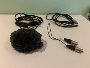 K-Tek fuzzy slip-on Windscreen wind-jammer video camera XLR beschikbaar voor biedingen