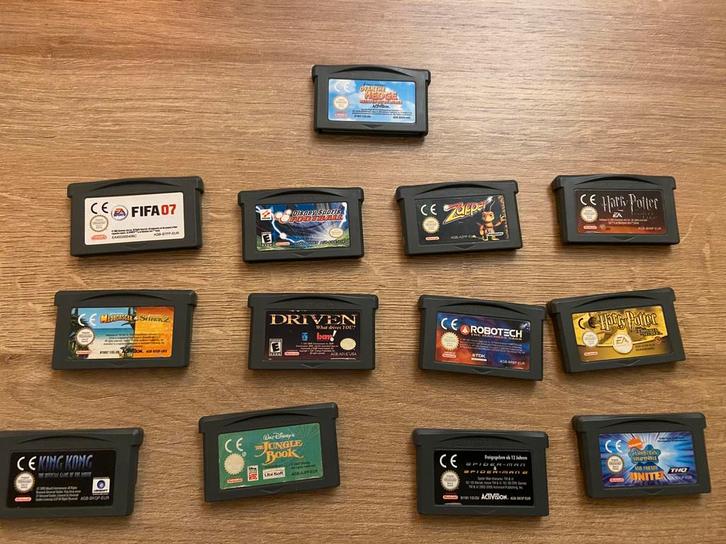 Gameboy Advance Spellen - 13 Stuks, Spelcomputers en Games, Games | Nintendo Game Boy, Zo goed als nieuw, Avontuur en Actie, 1 speler