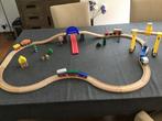 Brio /ikea treinbaan met laadkraan, treintjes, accessoires, Kinderen en Baby's, Speelgoed | Houten speelgoed, Ophalen of Verzenden