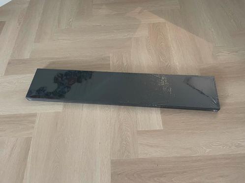 Nieuwe wandplank zwevend 120x23,5x3,8 cm MDF zwart, Huis en Inrichting, Woonaccessoires | Wandplanken en Boekenplanken, Nieuw