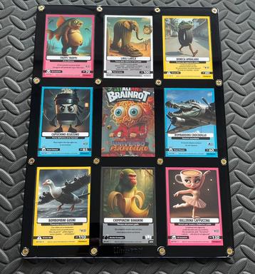 Ultra Pro kaarthouder | 8 Skifidol Italian Brainrot cards beschikbaar voor biedingen