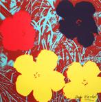 Andy Warhol Kleur Lithografie " Poppy Flowers Afb 8" Ges Gen, Ophalen of Verzenden