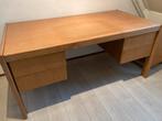 Houten bureau 4 lades hxbxd 74x160x84, Huis en Inrichting, Bureaus, Ophalen, Gebruikt