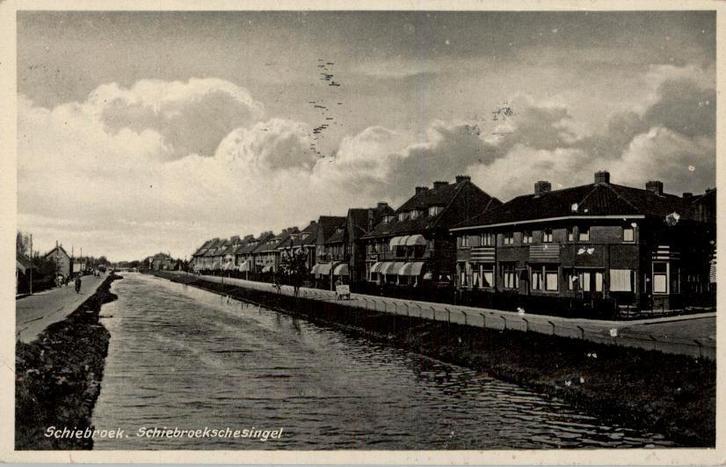 Schiebroek Schiebroekschesingel uitg J.B.H., Verzamelen, Ansichtkaarten | Nederland, Gelopen, Zuid-Holland, 1920 tot 1940, Verzenden