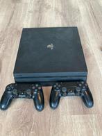 Playstation 4 pro 1TB 2 controllers, Spelcomputers en Games, Ophalen, Zo goed als nieuw, Met 2 controllers, Pro