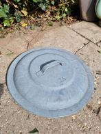 Zinken Weckketel Deksel - 35cm, Antiek en Kunst, Curiosa en Brocante, Ophalen
