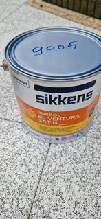 Sikkens BL ventura RAL 9005 zwart   en 7021 zwart/ grijs, Lak, Ophalen of Verzenden, Zo goed als nieuw, Zwart