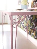 Romantische Meidentafel/Bureau - Pastel Roze, Ophalen