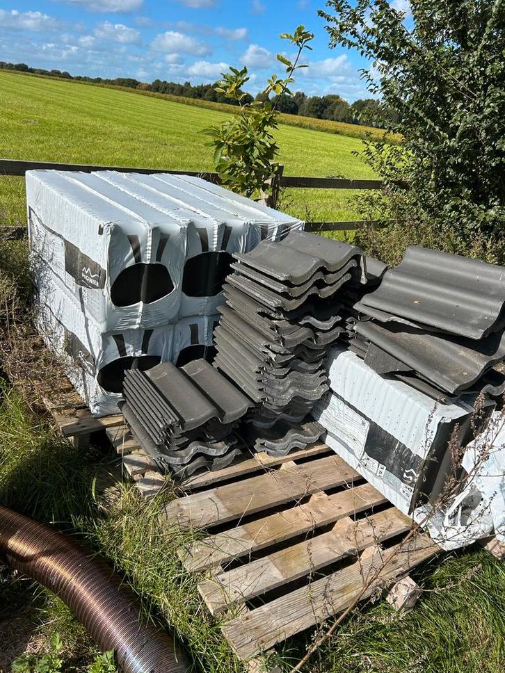 Monier Sneldek Novo+ Antraciet Pannen, Doe-het-zelf en Verbouw, Dakpannen en Dakbedekking, Nieuw, Dakpannen, Steen of Klei, Zwart