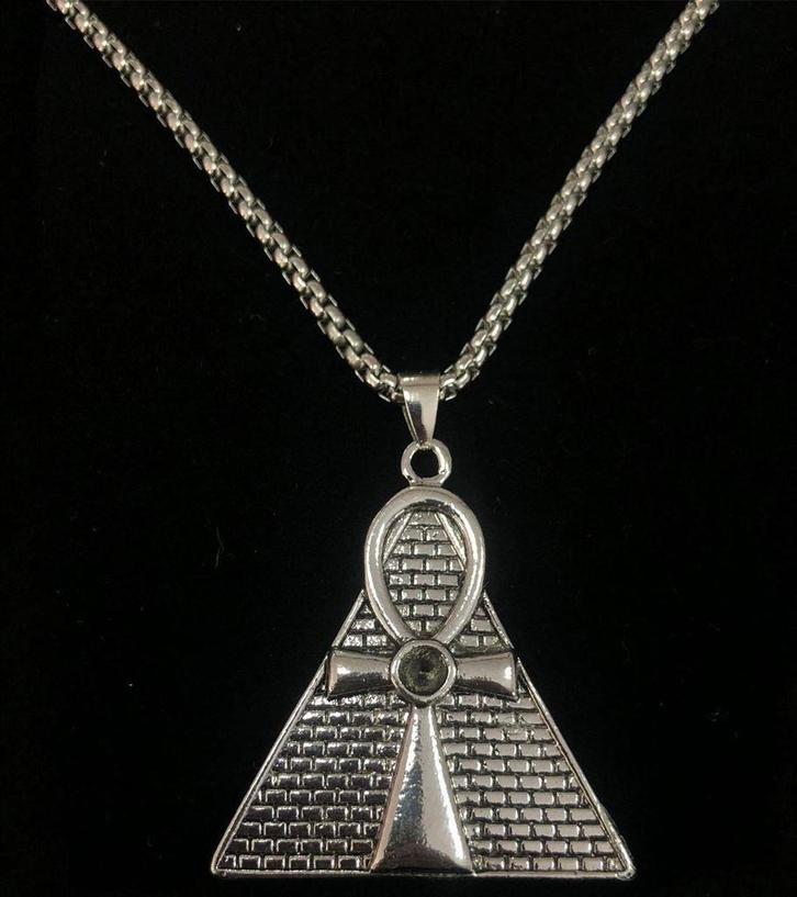 ANKH Pyramide Goth Gothic History Ketting Nieuw, Sieraden, Tassen en Uiterlijk, Kettingen, Nieuw, Verzenden