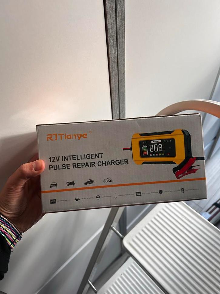 Nieuwe 12V Pulse Repair Acculader, Auto-onderdelen, Accu's en Toebehoren, Universele onderdelen, Nieuw, Ophalen of Verzenden