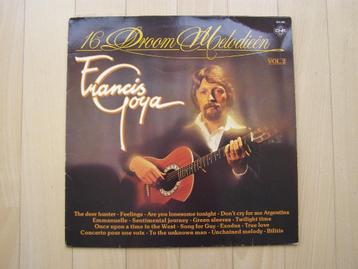 LP Francis Goya – 16 Droom melodieën, Vol. 2; gitaar / film  beschikbaar voor biedingen