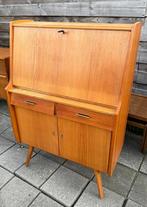 Vintage Secretaire scandinavisch design mid century, Huis en Inrichting, Kasten | Secretaires, Ophalen, Gebruikt, Vintage