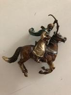 Bronzen paard met Arabische ruiter, Antiek en Kunst, Ophalen of Verzenden, Brons
