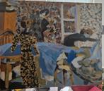 schilderij geïnspireerd Édouard Vuillard’s werk The Suitor, Antiek en Kunst, Ophalen of Verzenden