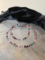 Robijn maansteen roze parel vuuropaal beschermt geluk magie, Sieraden, Tassen en Uiterlijk, Kettingen, Nieuw, Ophalen of Verzenden