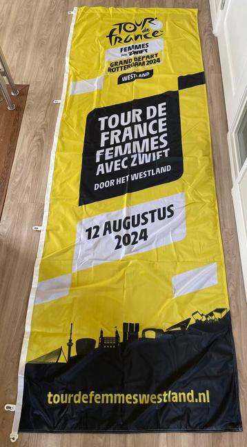 Tour de France Femmes vlag beschikbaar voor biedingen