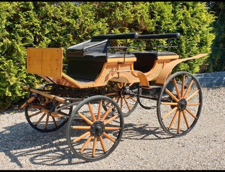 HONGAARSE JACHTWAGEN REPLICA KOETS RECREATIE MARATHON WAGEN, Dieren en Toebehoren, Rijtuigen en Koetsen, Zo goed als nieuw