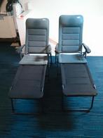Crespo campingstoelen met voetenbank, Caravans en Kamperen, Ophalen, Zo goed als nieuw