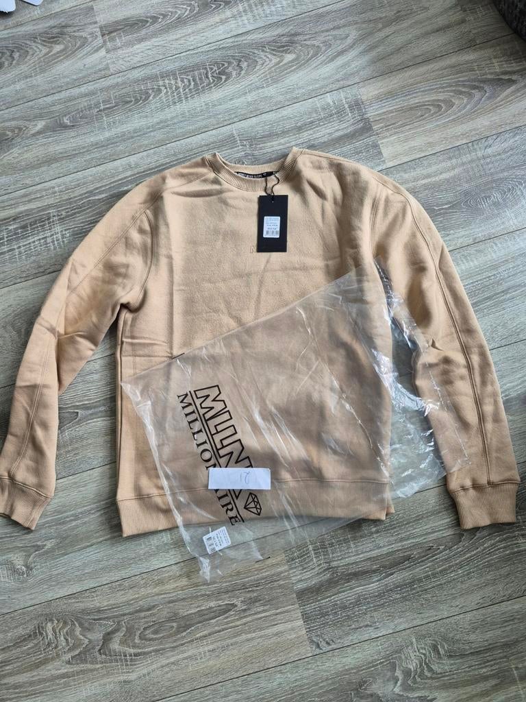 MLLNR Trui - Beige - Maat L, Kleding | Heren, Maat 52/54 (L), Beige, Nieuw, Ophalen of Verzenden