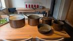 Antieke zware koperen ketel set., Antiek en Kunst, Antiek | Keukenbenodigdheden, Ophalen