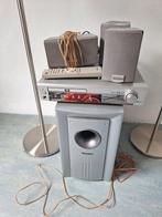 Dvd met surroundset en 4 staande speakers, Audio, Tv en Foto, Home Cinema-sets, Ophalen, Gebruikt, Overige merken