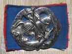 Metalen baret embleem Regiment Huzaren van Prins Alexander, Verzamelen, Embleem of Badge, Nederland, Ophalen of Verzenden, Landmacht