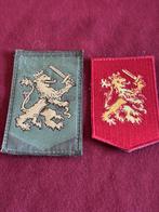 Setje arm emblemen staf commando landstrijdkrachten, Verzamelen, Verzenden, Landmacht, Nederland, Embleem of Badge