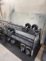 Technogym Dumbbell Rack, Sport en Fitness, Fitnessmaterialen, Overige typen, Rug, Zo goed als nieuw, Ophalen