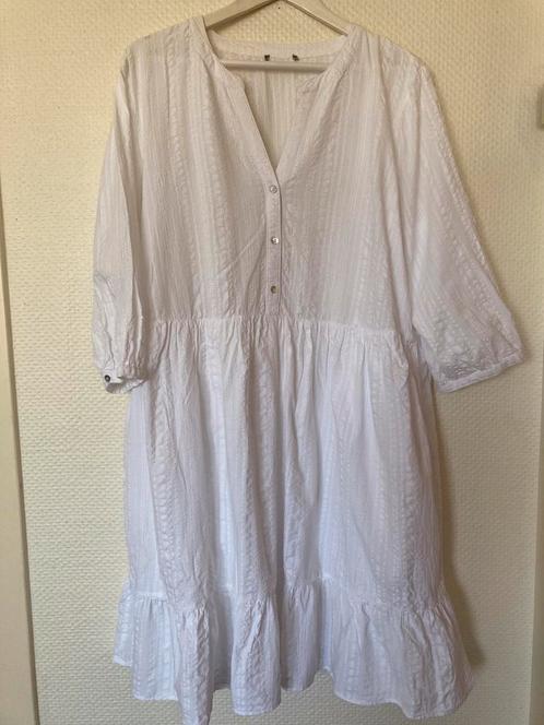 GEISHA Witte Jurk Maat XL / ca 44, Kleding | Dames, Jurken, Zo goed als nieuw, Maat 42/44 (L), Wit, Knielengte, Verzenden