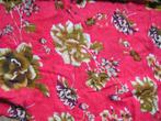 sjaal net bloemen nr CC 966, Kleding | Dames, Mutsen, Sjaals en Handschoenen, Verzenden, Zo goed als nieuw, Maat 46/48 (XL) of groter