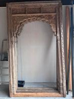 Houten poort uit india met houtsnijwerk, Ophalen