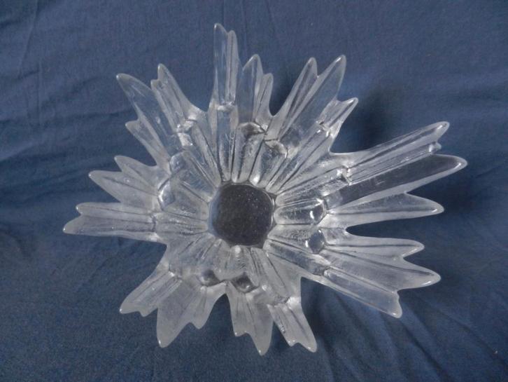 IJsglas kom Humppila ontw Tauno Wirkkala Revontulet jaren 60, Antiek en Kunst, Antiek | Glas en Kristal, Ophalen of Verzenden