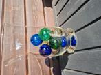 Vaas met glazen bollen, Ophalen, Zo goed als nieuw, Glas of Kristal, Overige merken