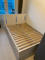 IKEA Songesand bed 140x200 + matras, Huis en Inrichting, Wit, Tweepersoons, Zo goed als nieuw, 200 cm