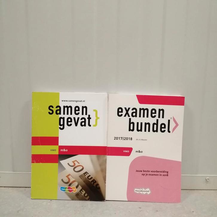 Samengevat + Examenbundel 2017/2018 M&O (VWO), Boeken, Schoolboeken, Gelezen, Bedrijfseconomie of M&O, VWO, Ophalen of Verzenden