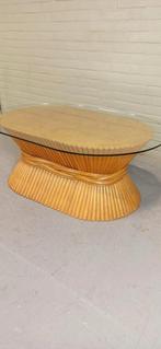 Vintage McGuire korenschoof salontafel, Ophalen, Tweedehands, Tweedehands, Tweedehands