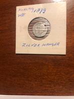 KON.W III  ZILVER MUNTJE ALS HANGER, Postzegels en Munten, Munten | Nederland, Ophalen of Verzenden, Koning Willem III, 10 cent