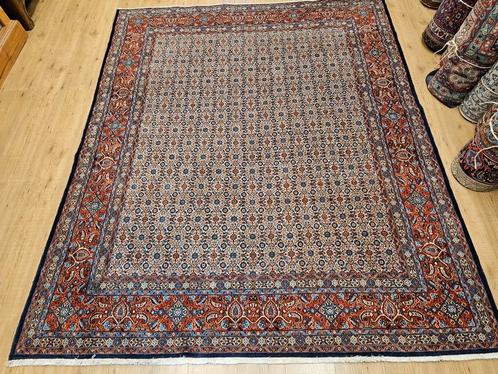 Vintage handgeknoopt perzisch tapijt moud 241x198, Huis en Inrichting, Stoffering | Tapijten en Kleden, Gebruikt, 150 tot 200 cm