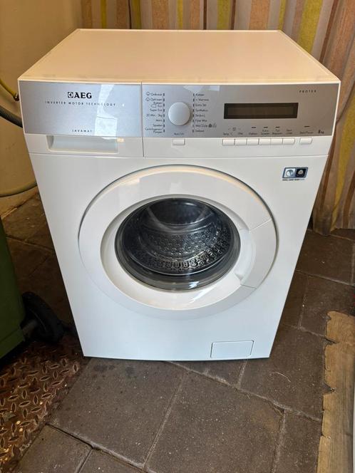 AEG: 8KG Wasmachine - A+++ Label - Schoon en Werkt Goed, Huis en Inrichting, Keuken | Keukenelementen, Gebruikt, Minder dan 100 cm