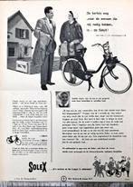 Fiets 1957: adv. Voor solex door stokvis., Verzenden, 1940 tot 1960, Gebruikt, Overige onderwerpen