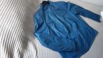 Koopje Bonita biker jasje 44 | petrol blauw| zgan |nep leer, Kleding | Dames, Blauw, Maat 42/44 (L), Bonita, Ophalen of Verzenden