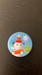 Efteling button pjotr het sneeuwpopje mrt wortel, Verzamelen, Ophalen of Verzenden, Button of Speldje