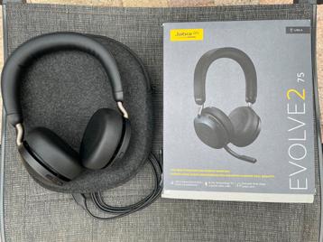 Jabra Evolve2 75 koptelefoon draadloos beschikbaar voor biedingen