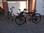 Twee Gazelle Fietsen hulpmotor Bromfiets Frame hoogte 63, 1 versnellingen, 1 cc, Maximaal 25 km/u, Ophalen