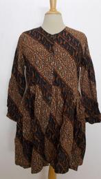 Mooie bruine batik print blouse/tuniek! L, Verzenden, Zo goed als nieuw, Maat 42/44 (L), Bruin