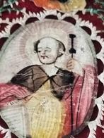 Antieke heiligenkaart, Antiek en Kunst, Ophalen of Verzenden