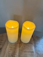 Set van 2 Blokker LED Kaarsen, Huis en Inrichting, Woonaccessoires | Kandelaars en Kaarsen, Ophalen, Kunststof, Zo goed als nieuw