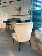 Dutchbone Beige Fauteuil - Stijlvolle Zitplaats, Ophalen, Gebruikt, 75 tot 100 cm, 50 tot 75 cm